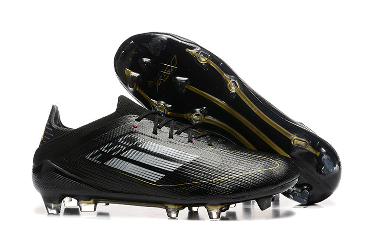 adidas F50 Elite Laceless FG Black/White/Gold