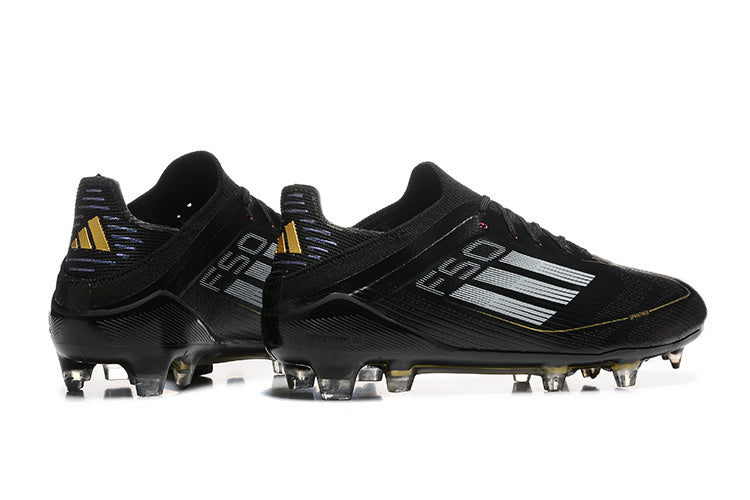 adidas F50 Elite Laceless FG Black/White/Gold