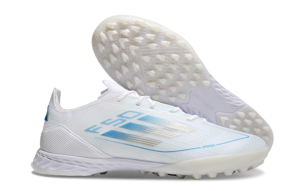Adidas F50 Pro TF White/Blue/Silver