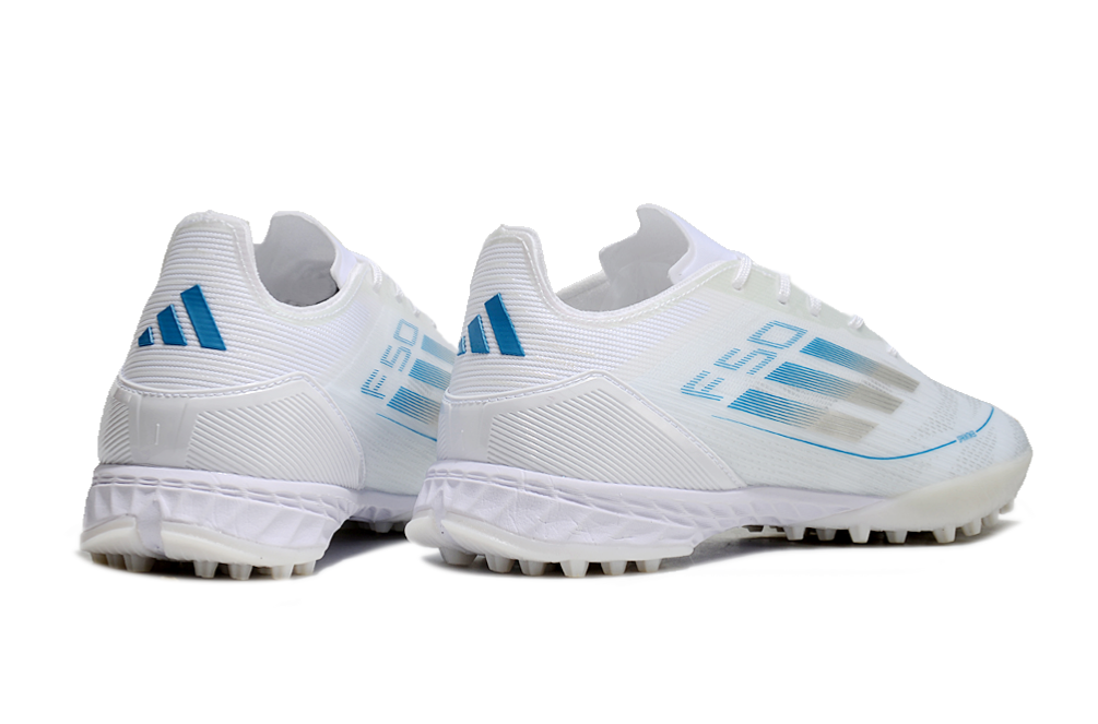 Adidas F50 Pro TF White/Blue/Silver