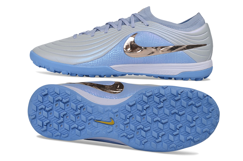 Nike Tiempo Legend 10 Pro TF Blue/Metallic Gold/White