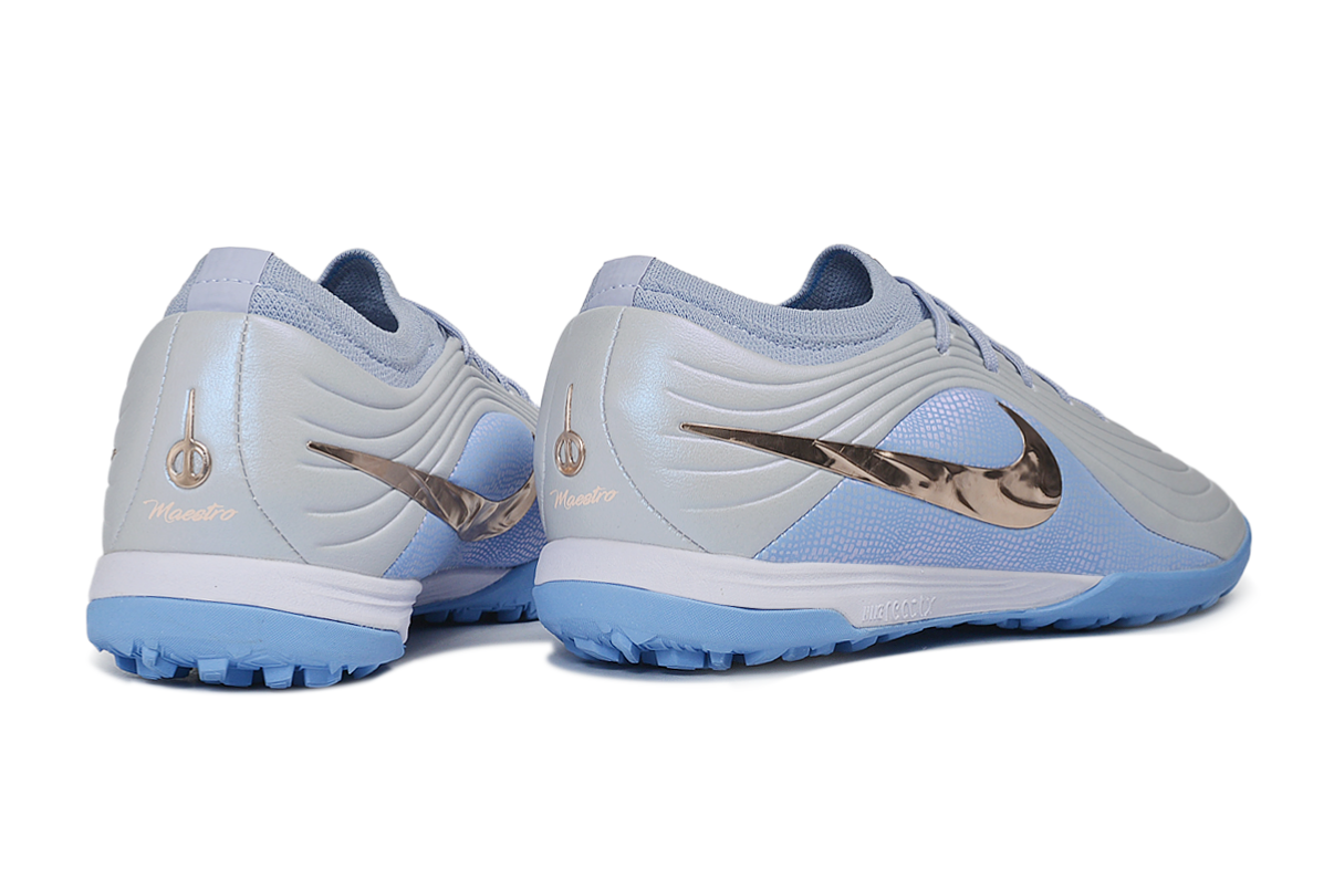 Nike Tiempo Legend 10 Pro TF Blue/Metallic Gold/White